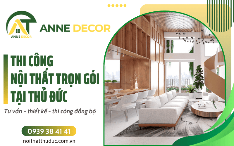 thi công nội thất trọn gói Thủ Đức