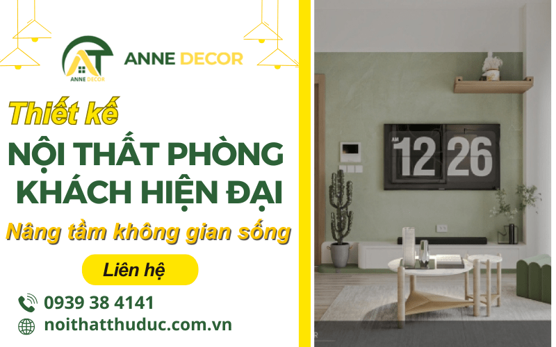 nội thất phòng khách hiện đại