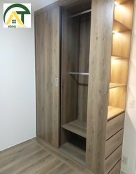 Tủ áo kết hợp tủ trang trí