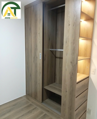 Tủ áo kết hợp tủ trang trí